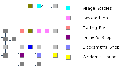 tarendelle map